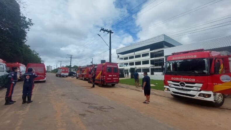 Corpo de Bombeiros do Amazonas (CBMAM) é acionado para socorrer vítimas de explosão
