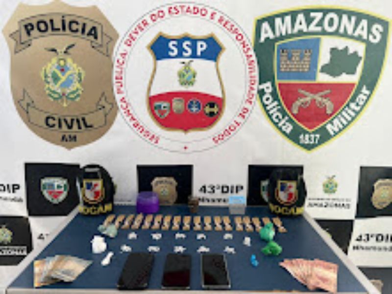 Fronteira Mais Segura: Policiais prendem trio com mais de 100 porções de oxi em Nhamundá