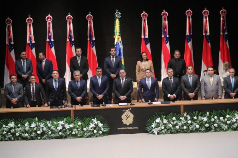 Empossado novamente governador, Wilson Lima diz que seguirá ouvindo a população para conduzir os destinos do AM