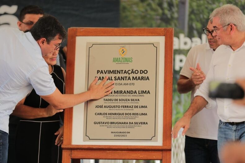 Iranduba: Ao entregar ramal Santa Maria, Wilson Lima garante mais incentivos para produtores rurais