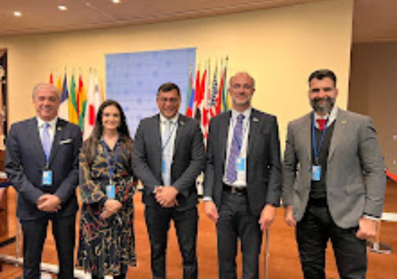 Durante conferência da ONU, Wilson Lima busca parcerias para ampliar ações na área de recursos hídricos