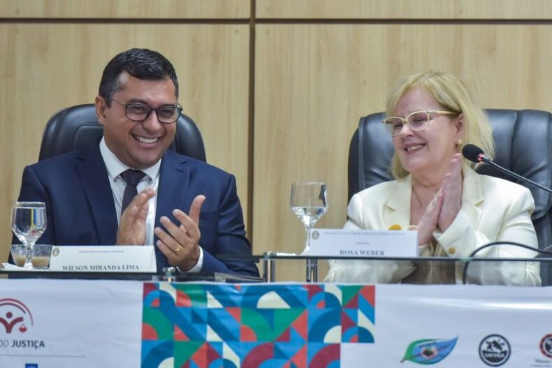 No encontro com Rosa Weber, Wilson Lima destaca riquezas do AM e ressalta a necessidade de parcerias para superar desafios da região