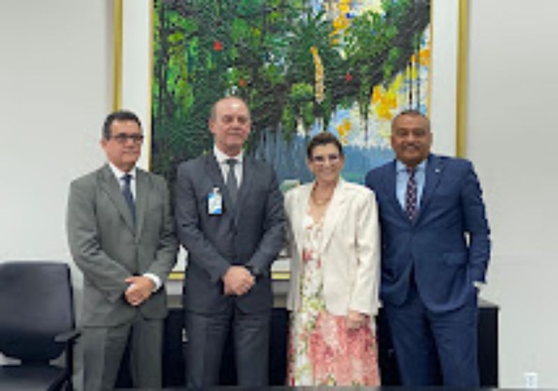 Secretário da SSP-AM apresenta metas alcançadas pela Segurança Pública à presidente do TJAM