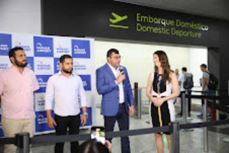 Governador destaca que o Amazonas trabalha para tornar o aeroporto de Manaus um ‘hub’ aéreo da Região