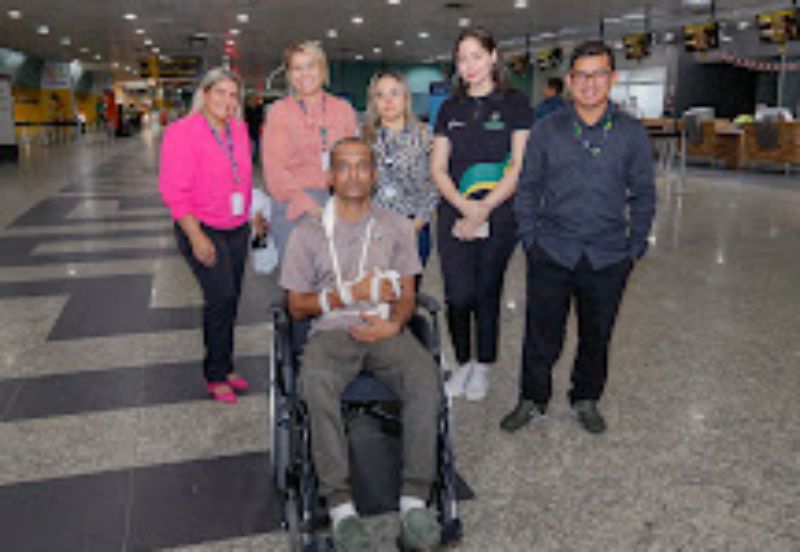 Parceria entre Embaixada da Índia e Governo do Amazonas leva indiano de volta para casa