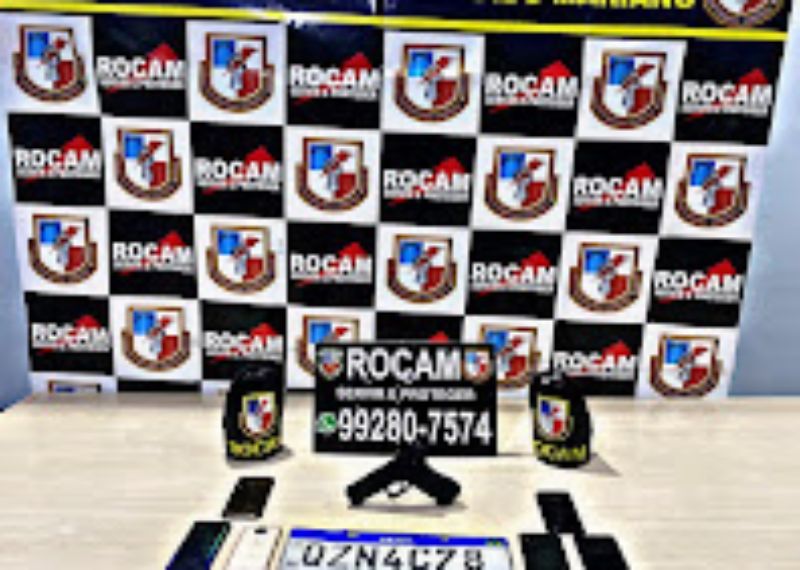 Rocam prende seis homens e apreende 12 aparelhos celulares