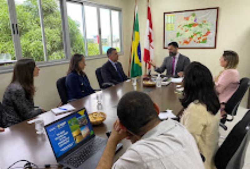 No Amazonas, Sema busca parcerias ambientais com a Embaixada do Canadá