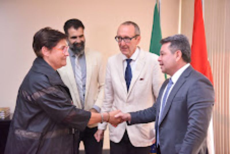 Vice-governador do AM, Tadeu de Souza recebe delegação da Áustria e destaca cultura e projetos para meio ambiente