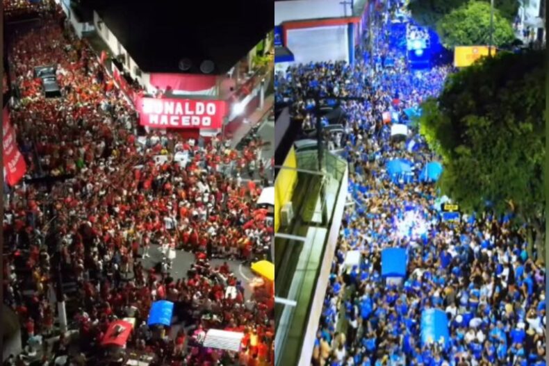 Garantido e Caprichoso arrastam multidões pelas ruas de Parintins na festa de São João