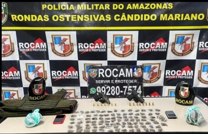 Operação Hórus: Rocam prende grupo suspeito de envolvimento com o tráfico, em Tabatinga