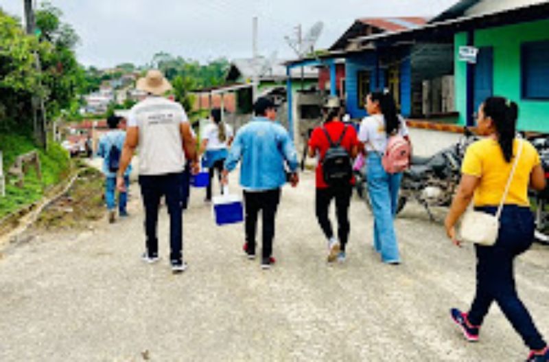 Técnicos de Saúde fortalecem vacinação em São Paulo de Olivença