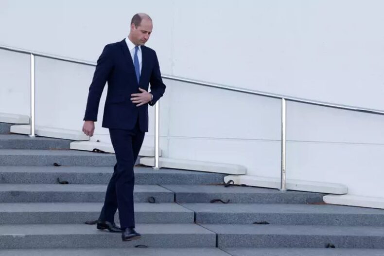 Príncipe William perde final da Copa Feminina por causa da poluição