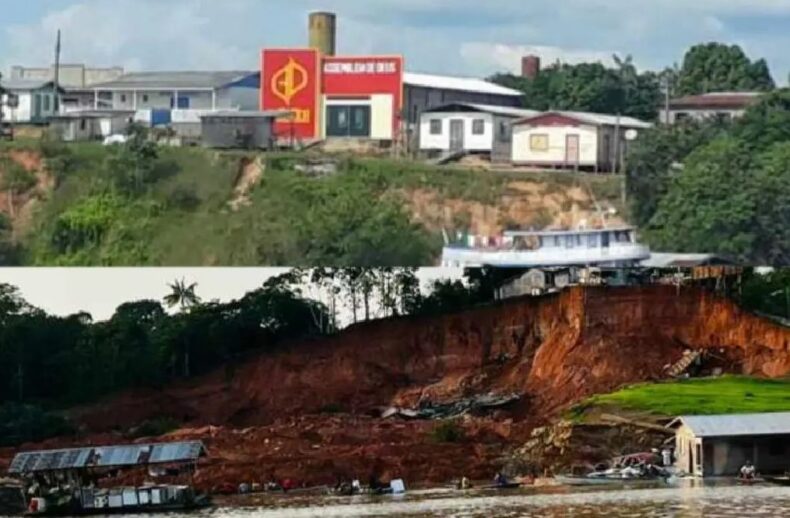 Governo do AM se manifesta sobre desbarrancamento em Beruri