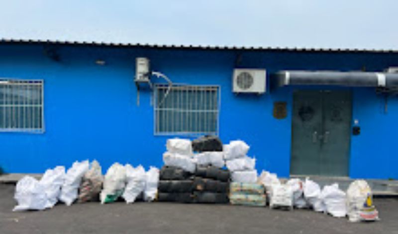 Polícia Militar do AM apreende mais de 780 quilos de maconha tipo skunk e prende dois homens, em Novo Airão