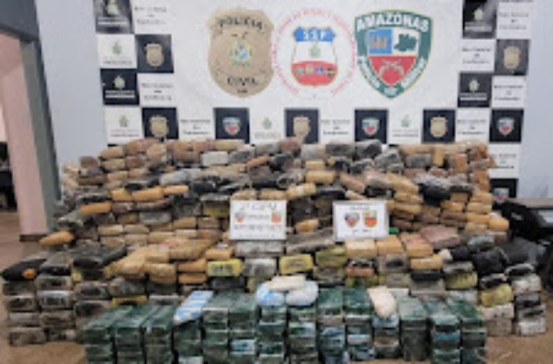 Polícia Militar do AM apreende 836 quilos de entorpecentes, em São Gabriel da Cachoeira