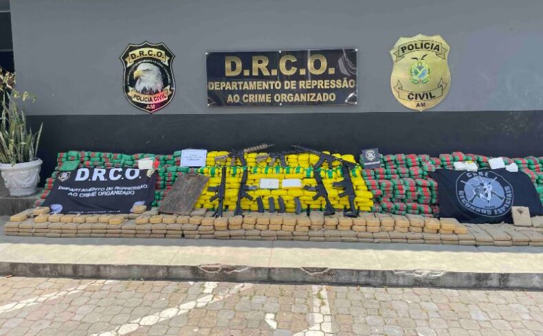 Amazonas apreendeu mais de 110 toneladas de entorpecentes nos últimos cinco anos
