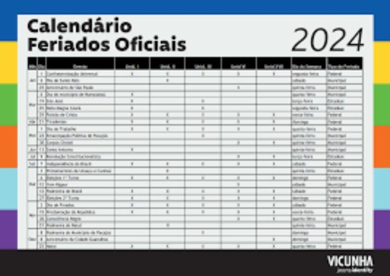 Governo divulga portaria com feriados e pontos facultativos para servidores federais em 2024