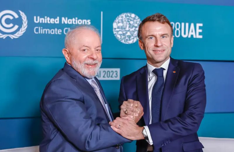 Após criticar acordo com Mercosul, Macron anuncia verba para Amazônia