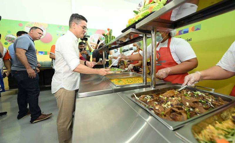 Prefeito anuncia ‘Manaus Sem Fome’ e inaugura segunda unidade do ‘Prato do Povo’