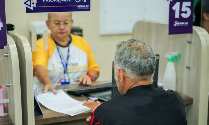 No Amazonas, renovação de CNH para idosos acima de 70 anos passa a ser gratuita