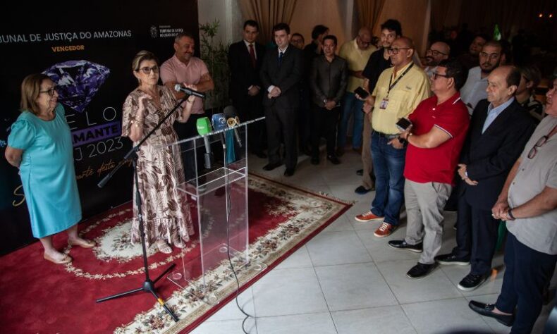 Em encontro com profissionais da imprensa, dirigentes do TJAM realizam balanço de gestão referente a 2023