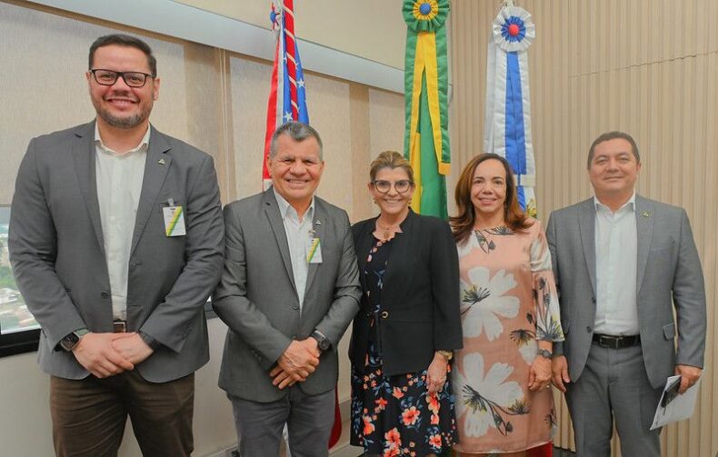 Judiciário recebe visita institucional do superintendente da Suframa e apresenta projeto relativo à LGPD