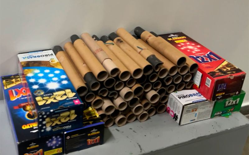 Forças de Segurança prendem 41 pessoas e apreendem fogos de artifícios, na noite de sábado, em Manaus