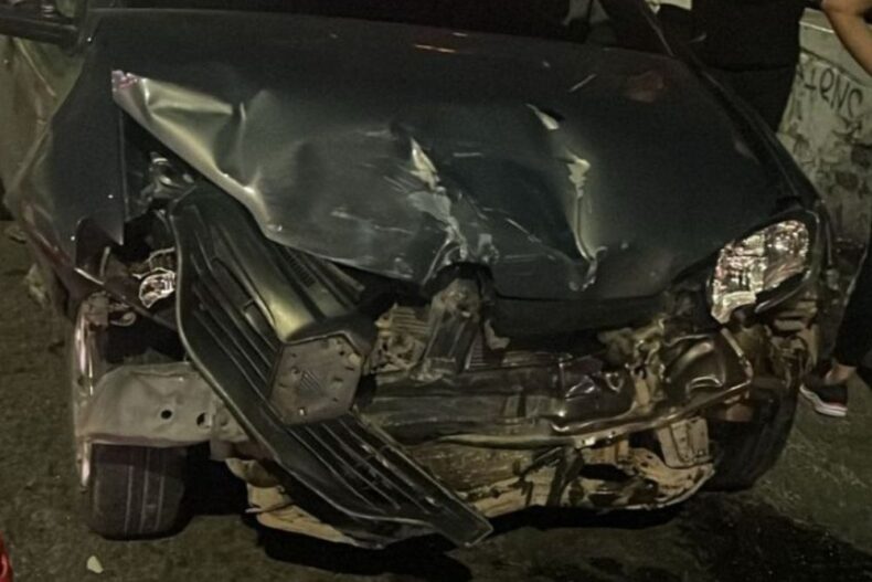 Trânsito: Viatura capota após colidir com motorista de APP na zona Centro-Sul de Manaus