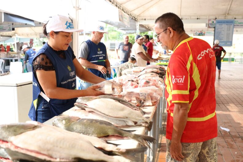 AM: Feirão do Pescado tem oferta de produtos de qualidade e gestão dos resíduos cárneos