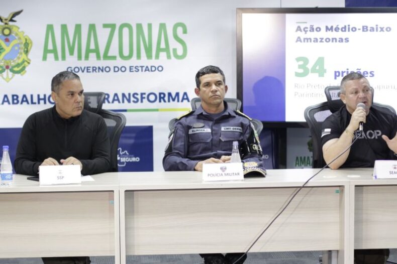 Operação Impacto prende 114 infratores e avança com ações no interior do Amazonas