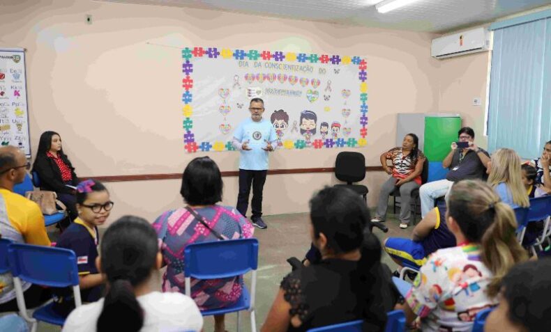 AM: Secretaria de Educação promove ações nas escolas no Dia Mundial de Conscientização sobre o Autismo
