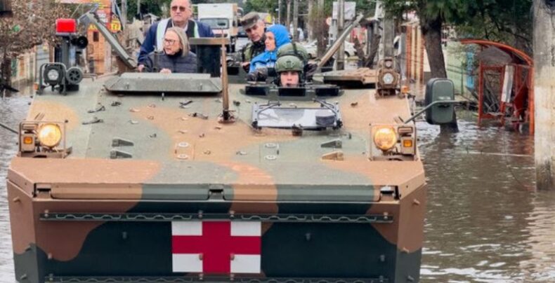 RIO GRANDE DO SUL: Ministra Nísia visita área afetada pelas enchentes em Canoas