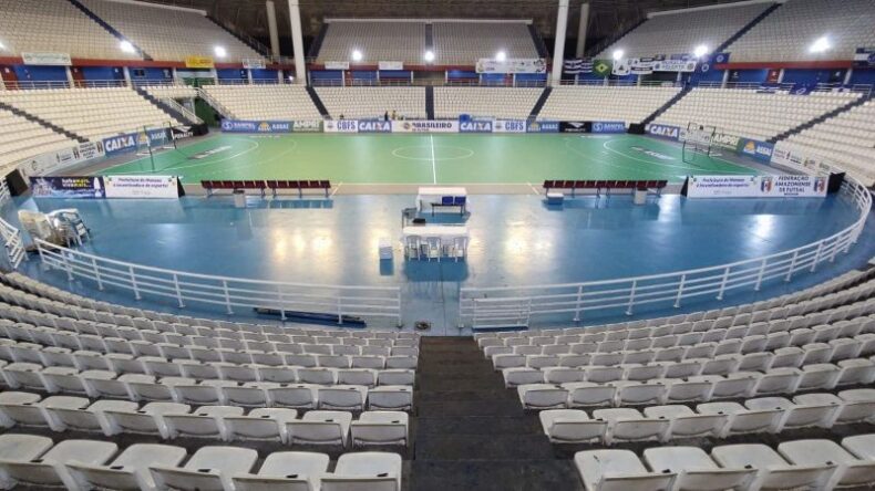 Amazonas prepara Arena Amadeu Teixeira para receber Campeonato Brasileiro de Futsal