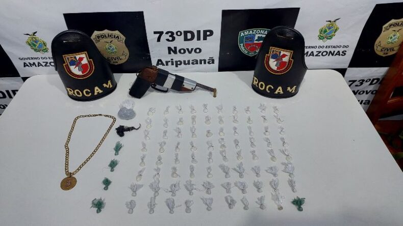 Fronteira Mais Segura: PMAM prende foragido com droga e arma em Novo Aripuanã