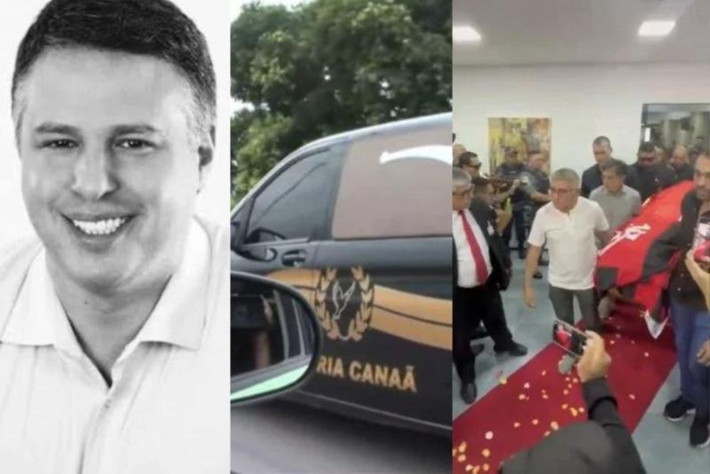 Familiares e autoridades se despedem do ex-deputado Arthur Bisneto