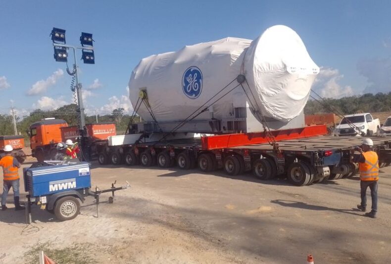 Em Silves, obras do Complexo Azulão 950, avança com a chegada de equipamentos para montagem das usinas termelétricas