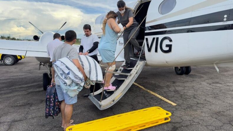 Governo do Estado inicia transferência para Manaus das vítimas de acidente na BR-174