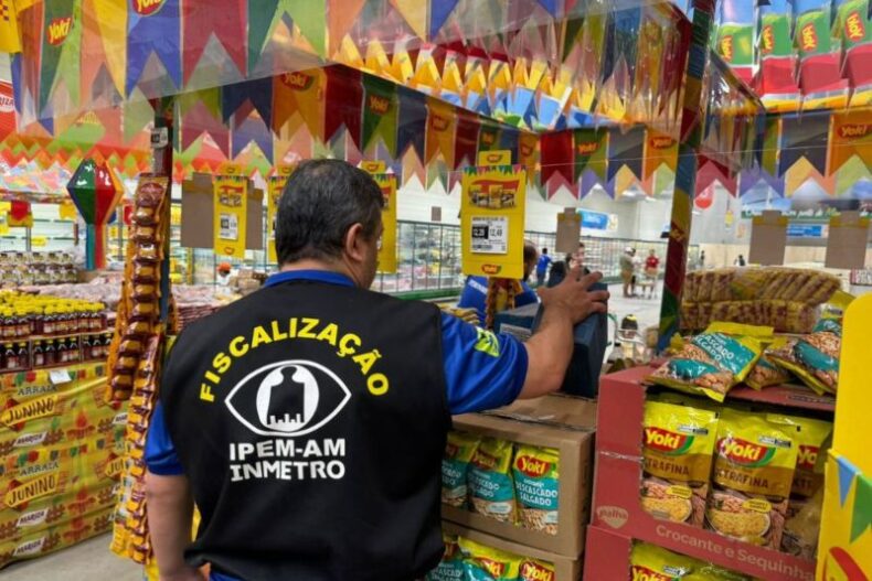 IPEM-AM: Fiscalização reprova produtos típicos de festas juninas comercializados em Manaus