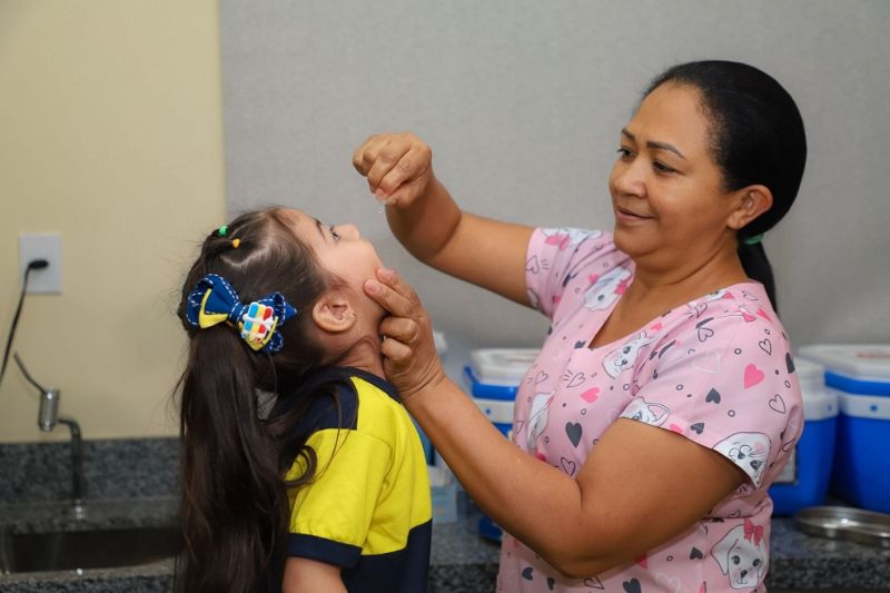 Manaus realiza ‘Dia D’ contra pólio com vacinação em mais de 350 postos fixos e volantes no sábado