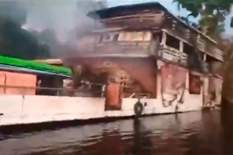 GERAL: Sobe para 4 o número de mortos em incêndio em barco; buscas por desaparecidos serão retomadas nesta segunda (29)