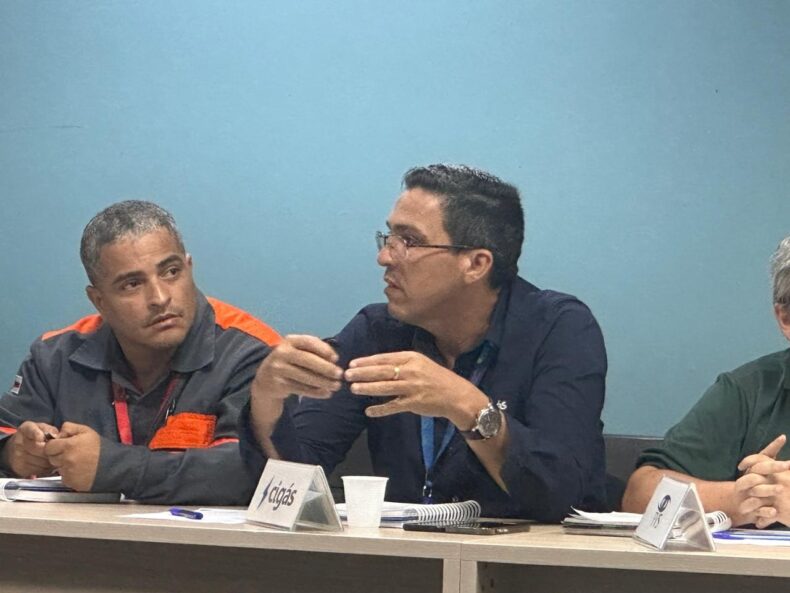 CIGÁS_Apresentação do planejamento do Simulado Externo _Derjam Oliveira, Gerente de QSMS Cigás_ Crédito da foto_ Cristiana Gomes Cigás (1)