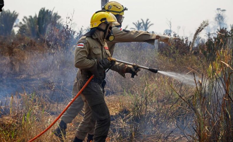 GERAL/Estiagem: mais de 14,1 mil focos de incêndio foram combatidos no Amazonas pelo Corpo de Bombeiros