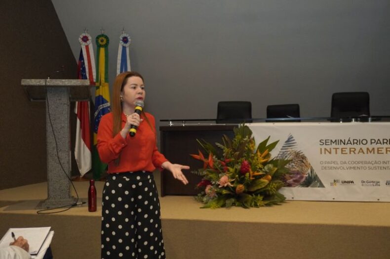 PROFESSORA da UFAM representa o Amazonas em seminário de Desenvolvimento, Estado e Sociedade