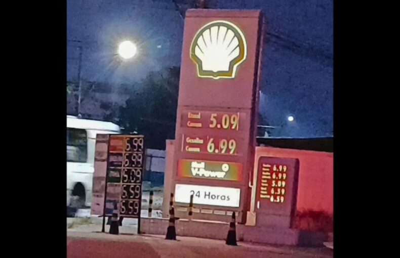 ECONOMIA/Postos registram aumento no preço e GASOLINA chega a quase R$7 em Manaus
