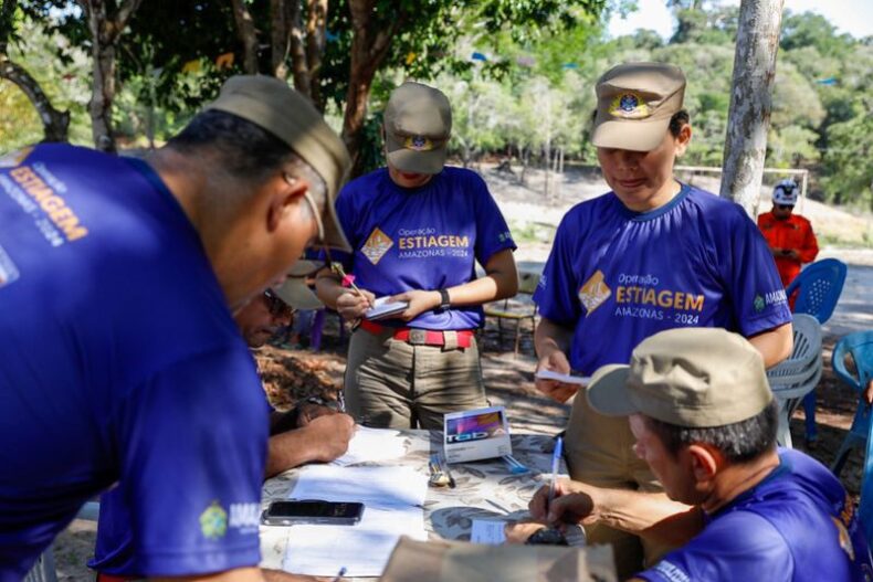 AMAZONAS/BOLETIM sobre a estiagem no estado, divulgado nesta segunda-feira(14)