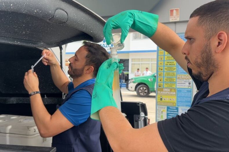 CIDADE/CIF fiscaliza postos de combustíveis na zona Norte de Manaus