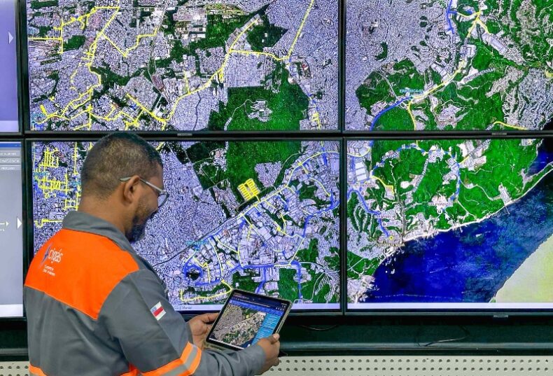 Rede de distribuição de gás natural construída pela CIGÁS passa a ser georreferenciada