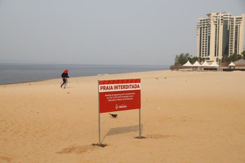 CIDADE/Nível do rio Negro chega a 12,68 metros e Manaus registra pior seca pelo segundo ano consecutivo