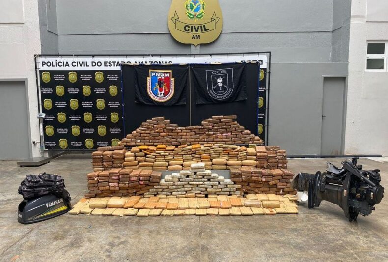 CIDADE/Maior volume desde 2015: apreensão de DROGAS no AMAZONAS é recorde neste ano