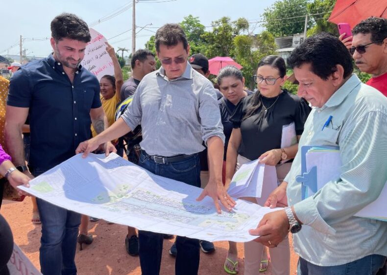 AMAZONAS/Equipes do Governo do Estado e Caixa fazem visita técnica à área onde será construído o habitacional CACHOEIRA GRANDE